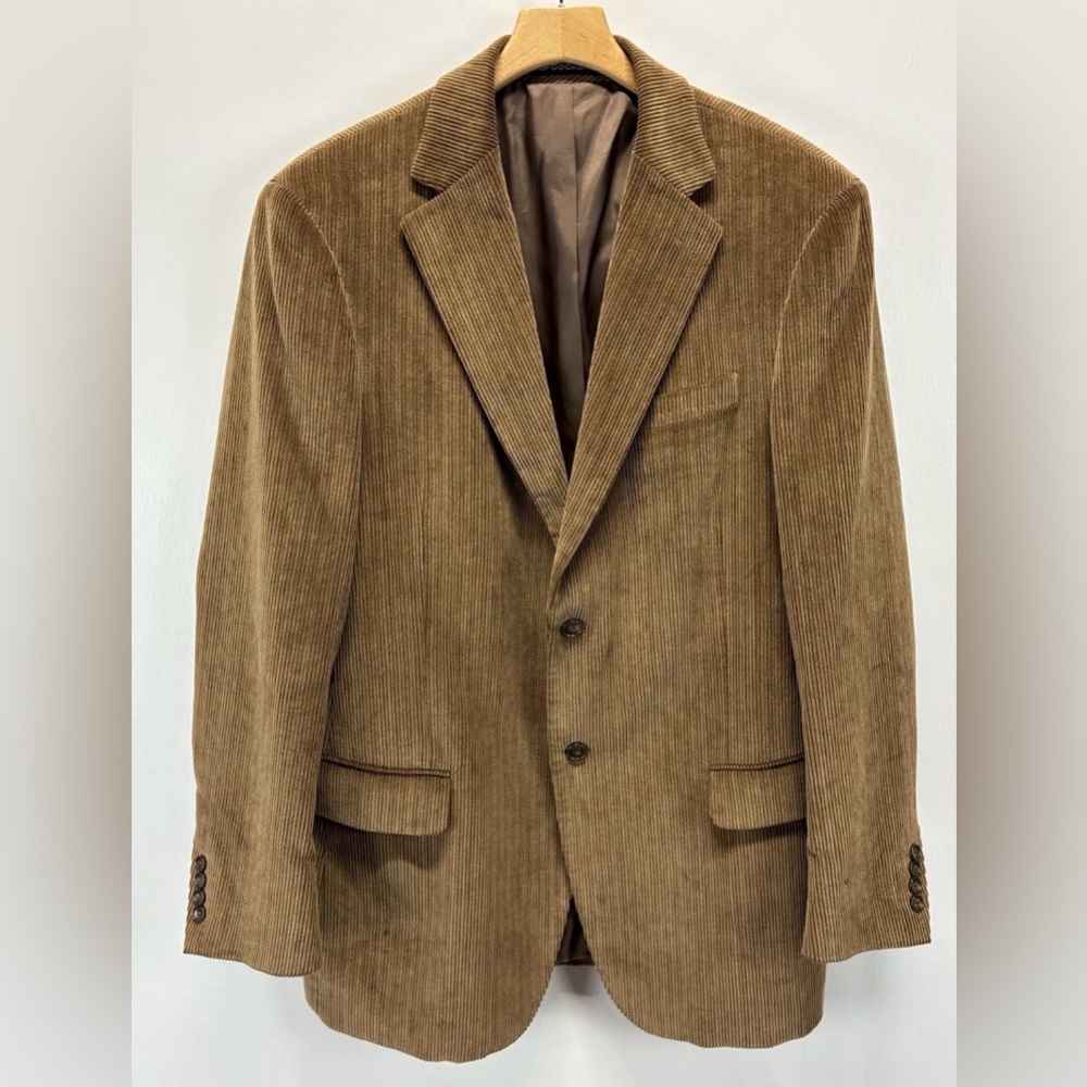 NWOT Dockers Corduroy Men's Tan Brown Blazer - Picture 3 of 15